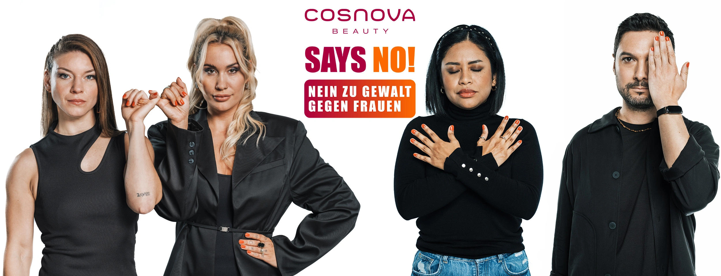 cosnova says NO – gemeinsam gegen Gewalt an Frauen